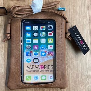 Cell phone cross body bag